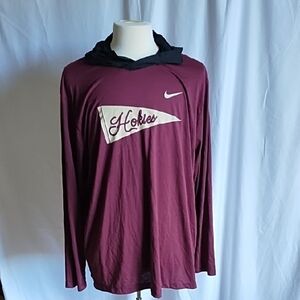 Nike Hokies Burgundy Drifit Shirt